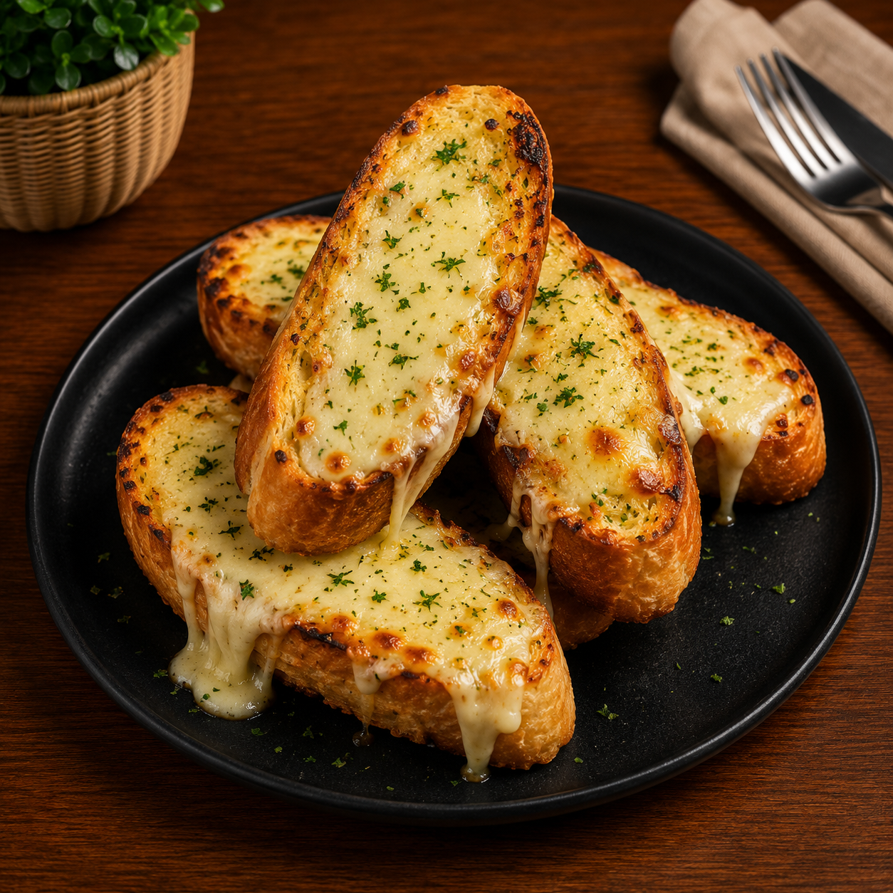 Cheesey Garlic Bread 6Pc