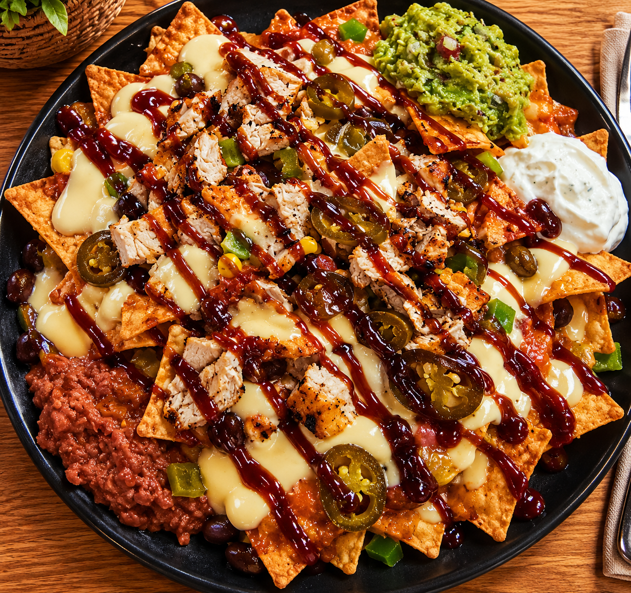 Grilled Chicken Nachos