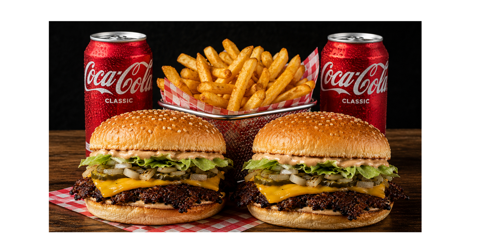 Double Smash Burger Feast